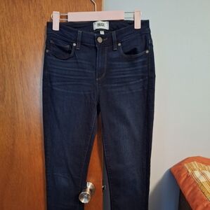 PAIGE Women's Deep Indigo Skinny Jeans Size 27